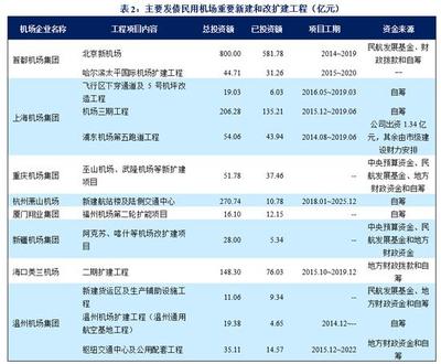 新冠肺炎对民用机场业影响与企业自有资金投资分析